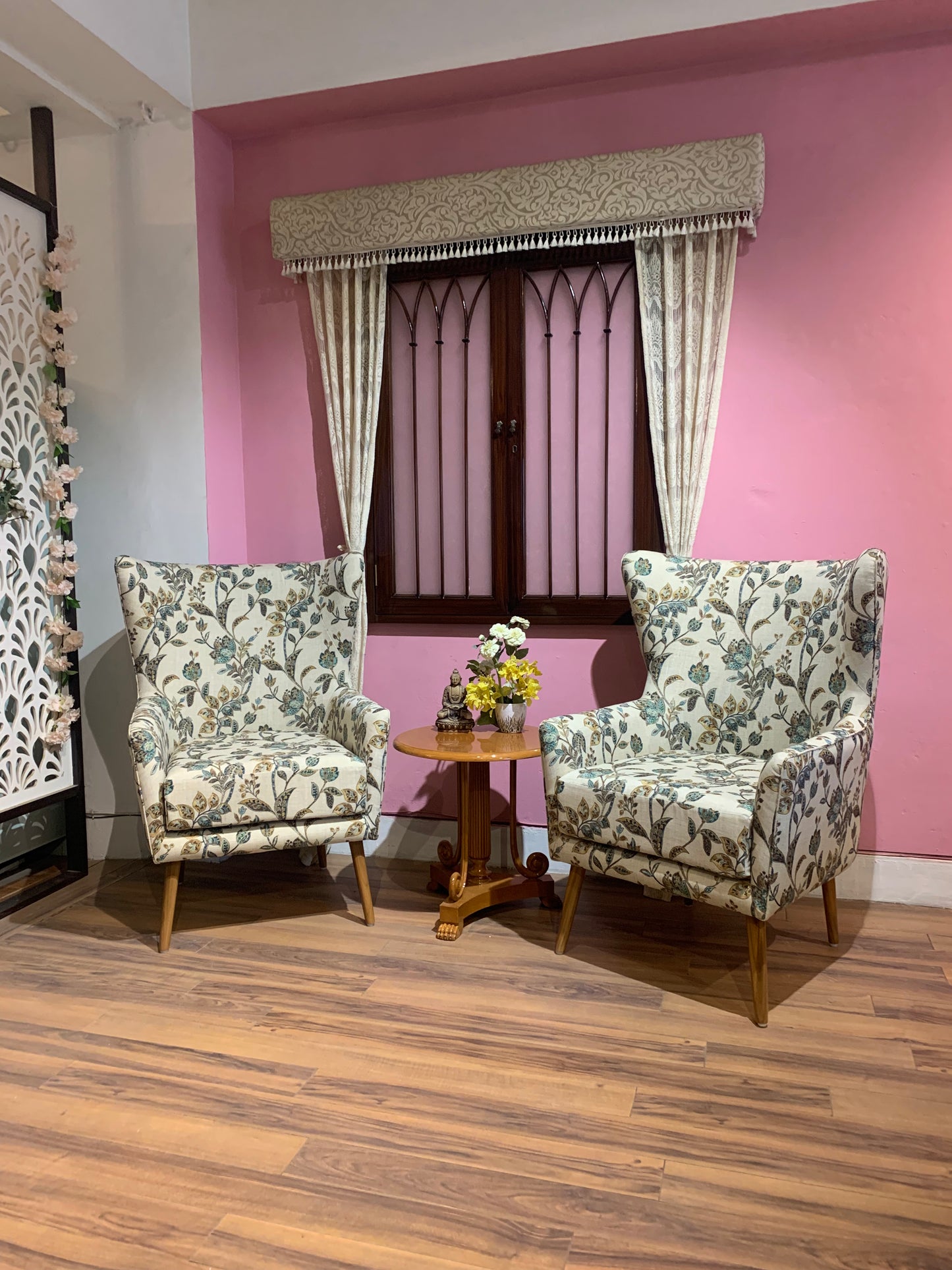 AM Wing back chair set