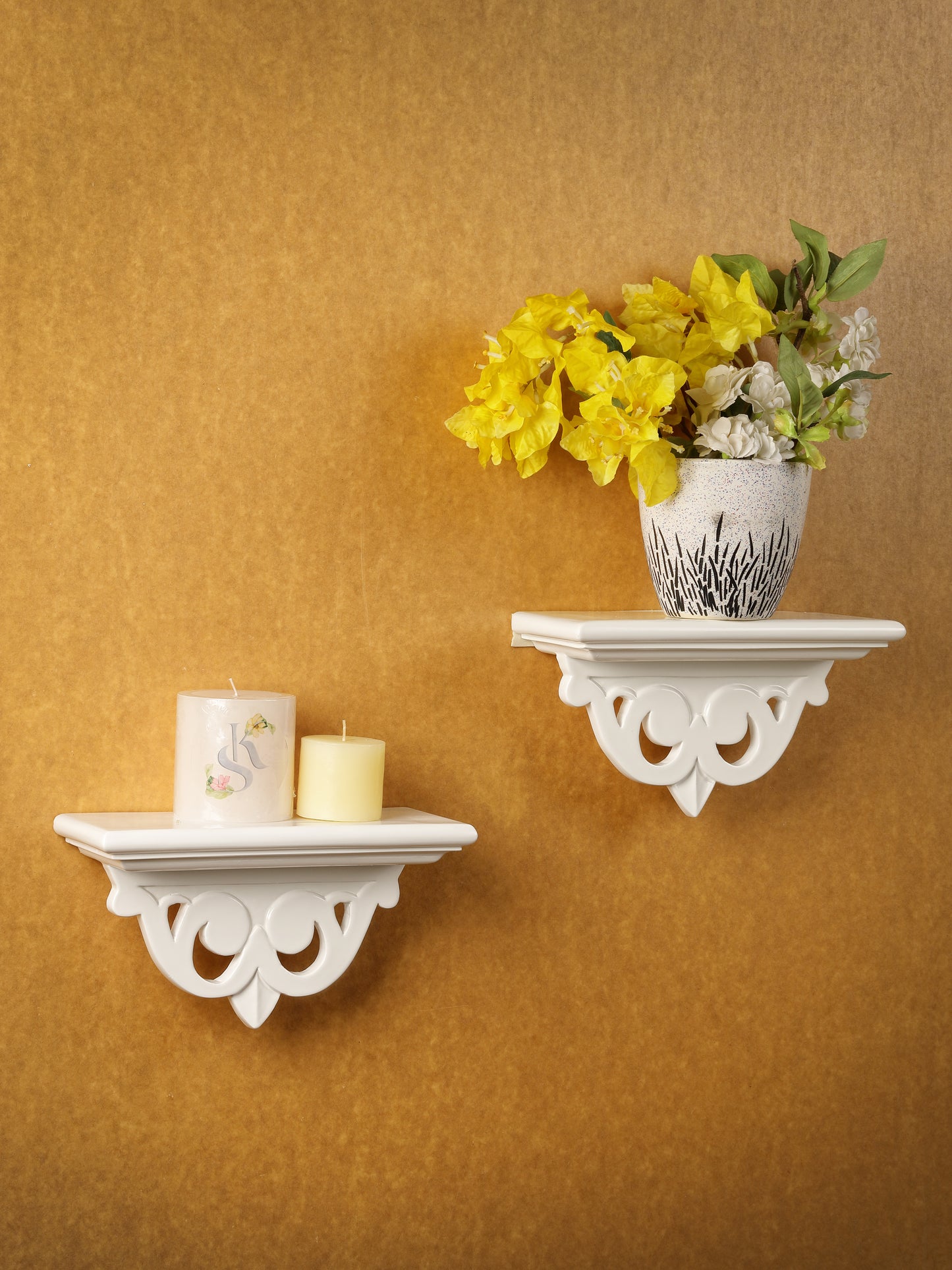 AM Wooden Wall Brackets (White)