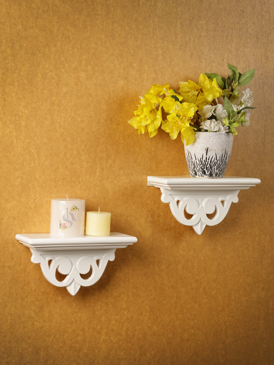 AM Wooden Wall Brackets (White)