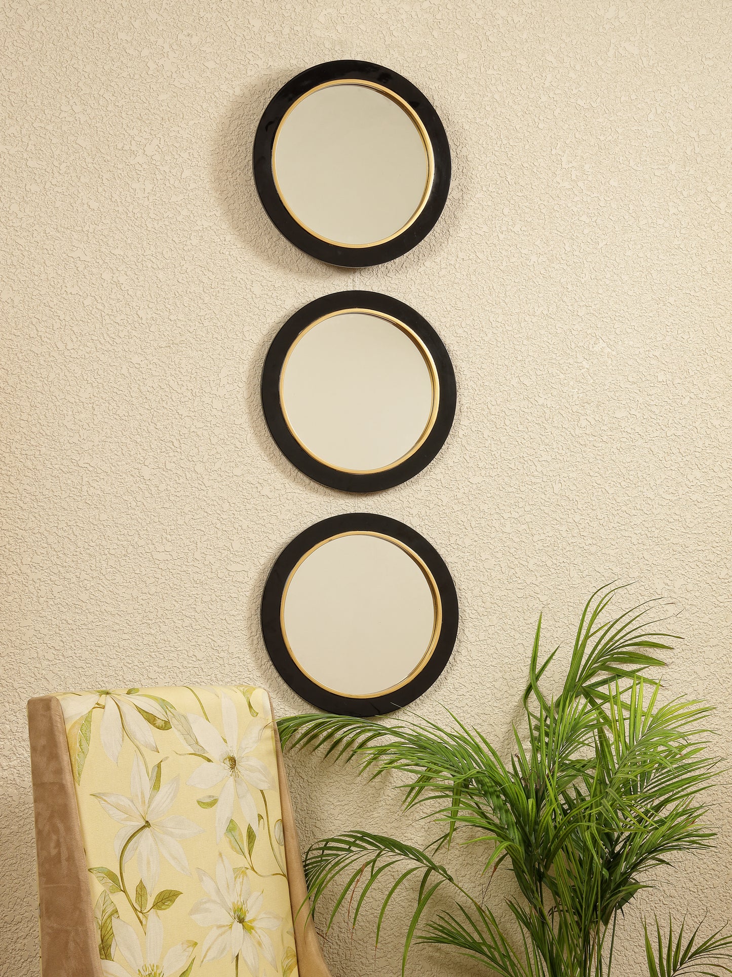 AM Black & Gold Mirrors